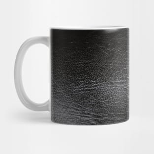 Black Leather Face Mask Mug